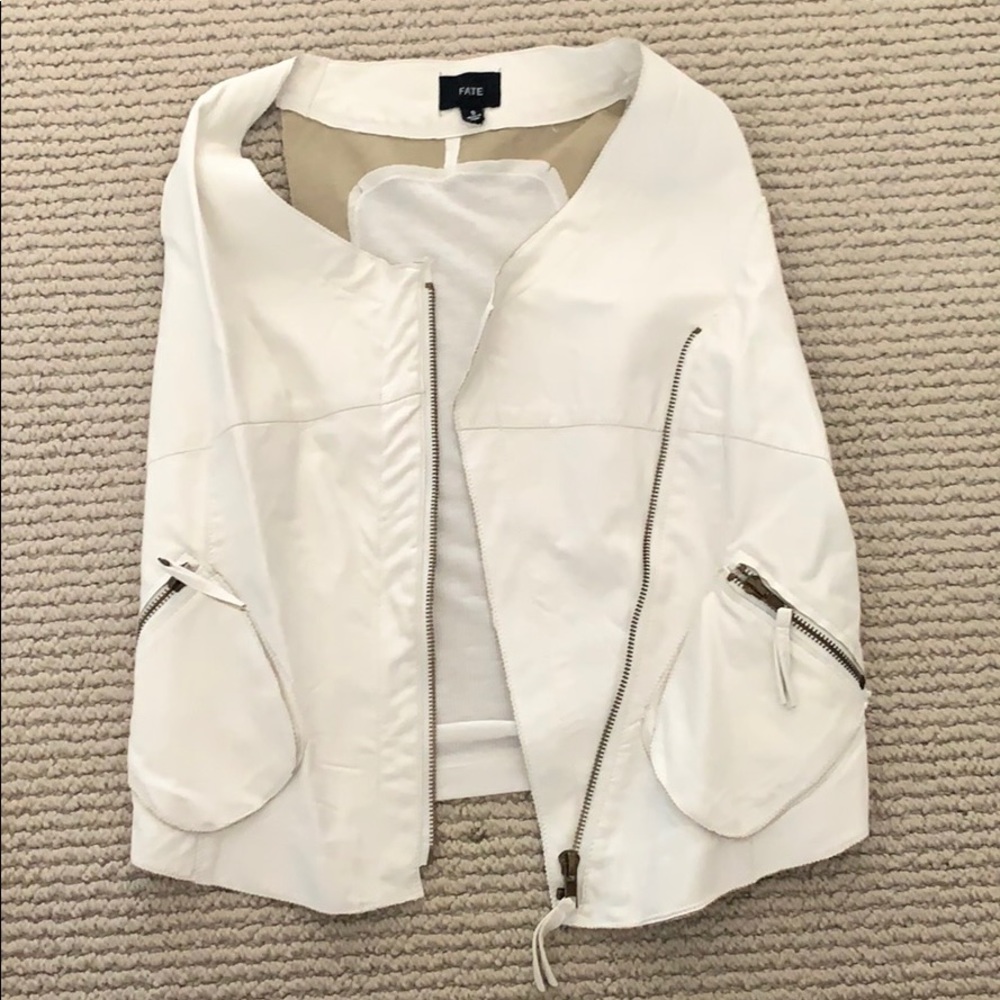 white blazer size small barely worn